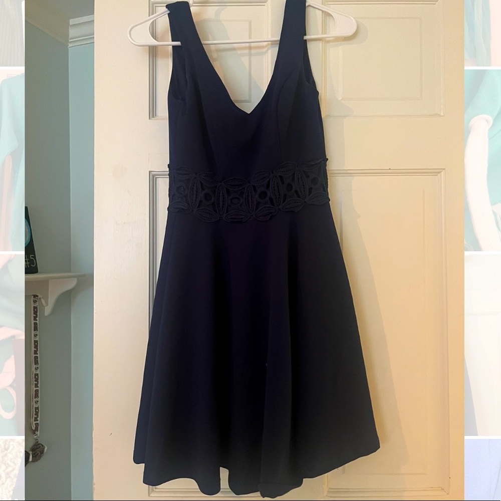 Navy Midi Formal dress